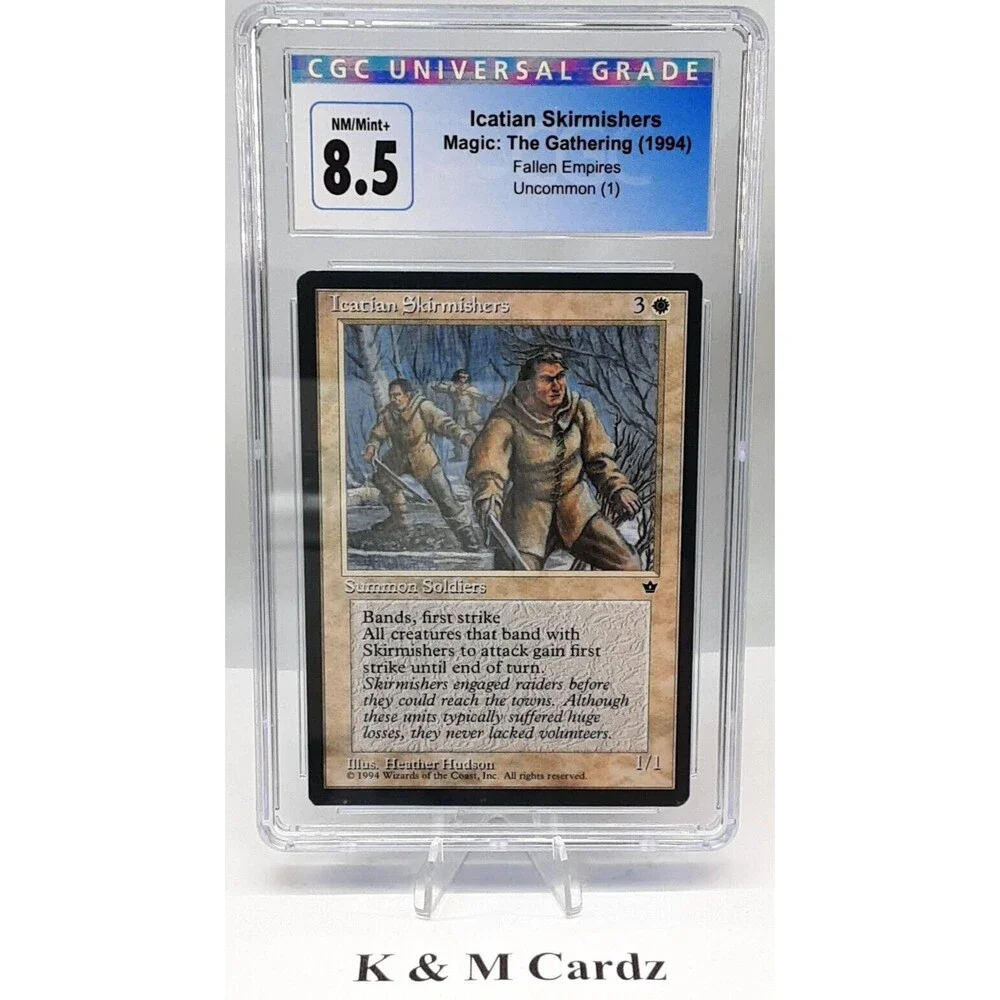 Icatian Skirmishers - Fallen Empires - MTG - Graded - CGC 8.5 - Vintage